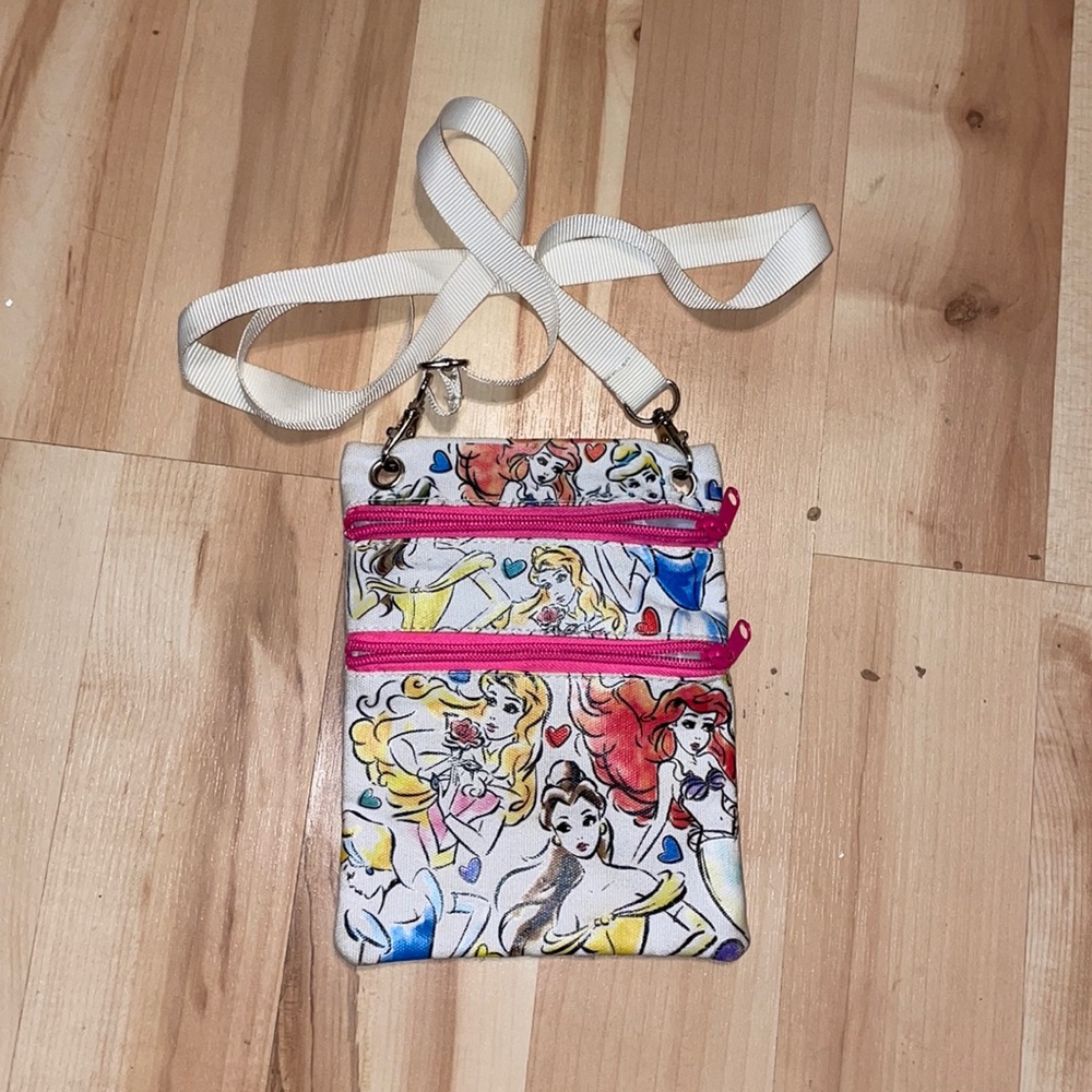 Disney Princesses sketch style crossbody bag, VGUC